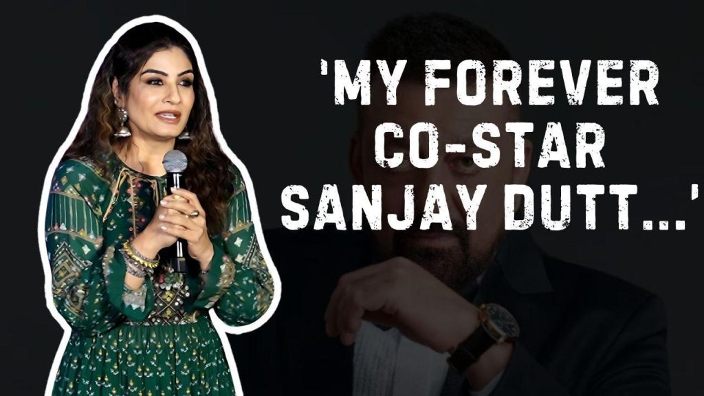 Ghudchadi Song Launch Event: Raveena Tandon gushes over Sanjay Dutt; says, ‘Mera forever co-star…’